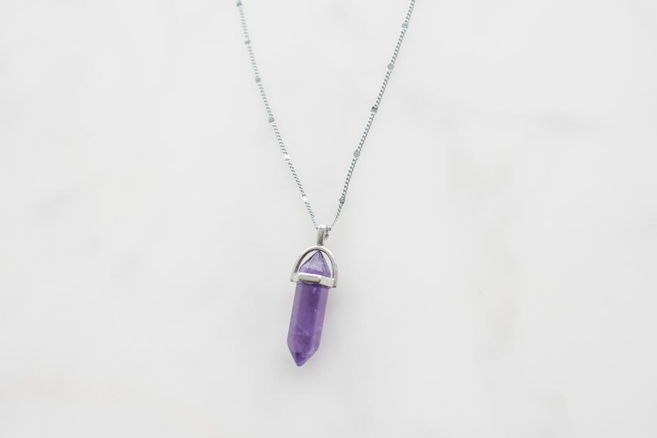 Gemstone Necklace Necklace Sterling Ltd Purple
