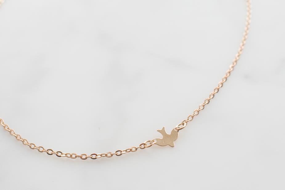 Gold Bird Necklace Necklace Company 123