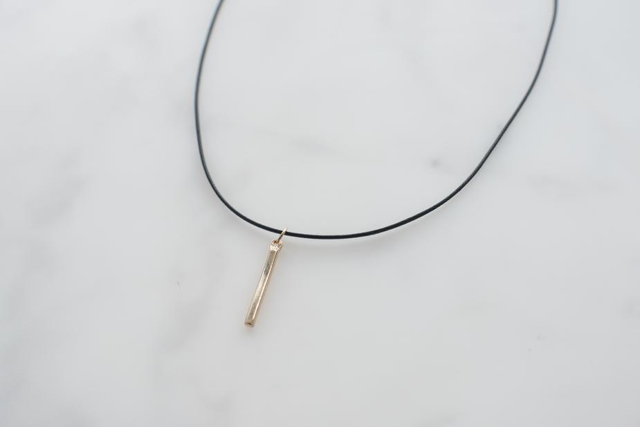 Choker with Gold Pendant Necklace Company 123 
